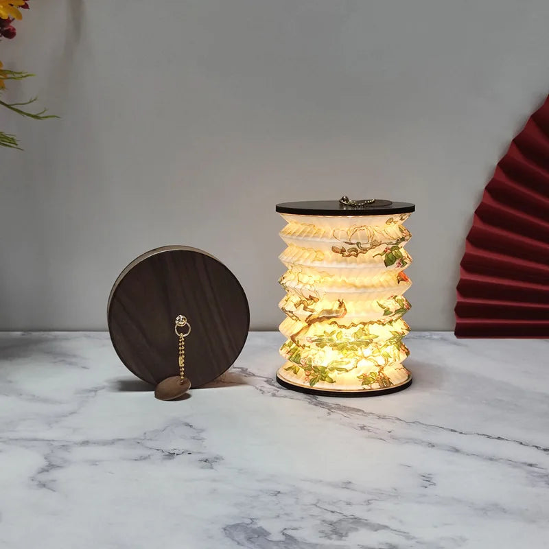 Folding Paper Lantern Table Lamp