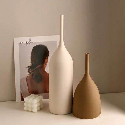 Handmade Morandi Ceramic Vase