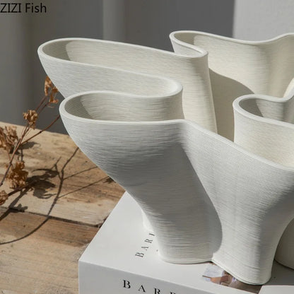 Sculptural Ceramic Coral Vase