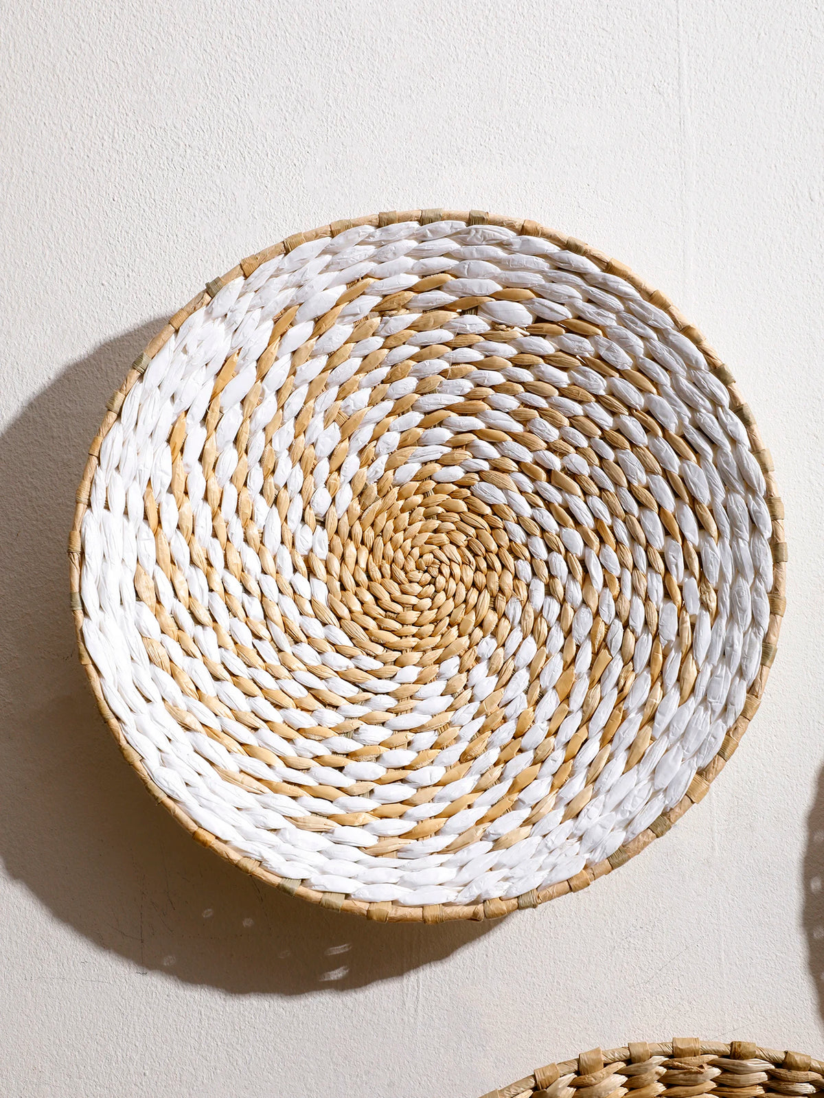 Woven Seagrass Wall Basket