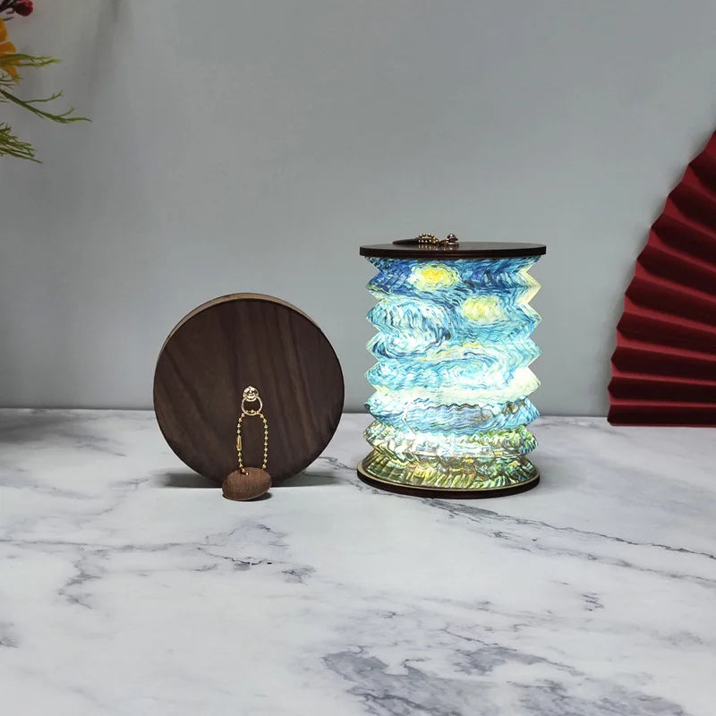 Folding Paper Lantern Table Lamp