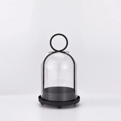 Glass Dome Candle Lantern