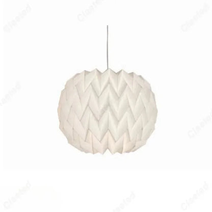 Folded Paper Pendant Light