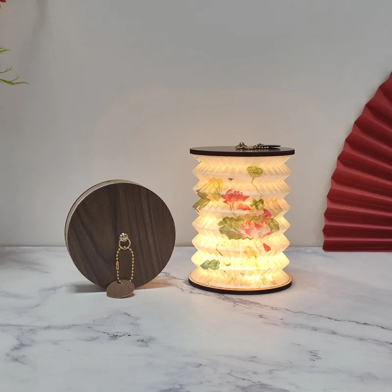 Folding Paper Lantern Table Lamp