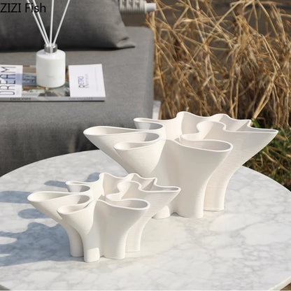 Sculptural Ceramic Coral Vase