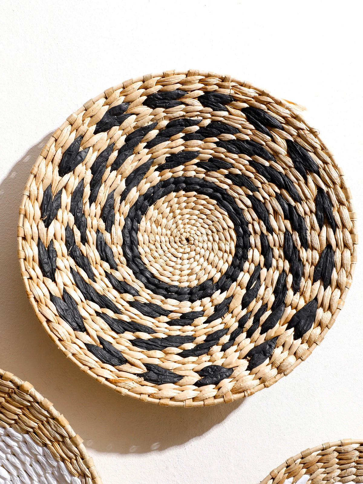 Woven Seagrass Wall Basket