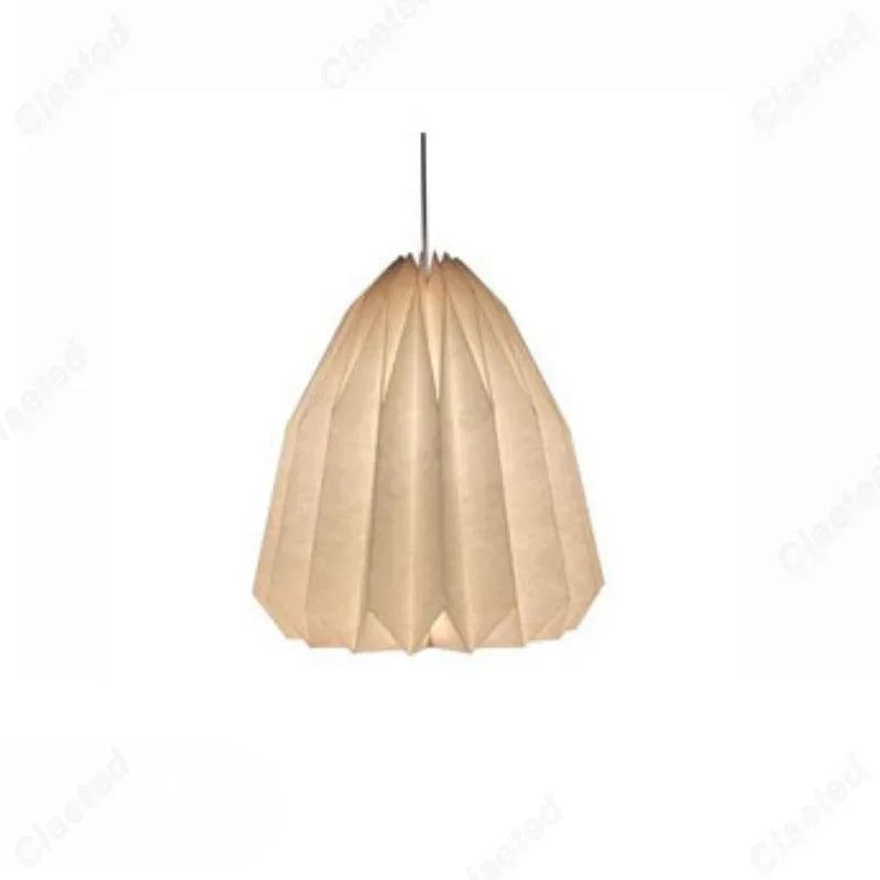 Folded Paper Pendant Light