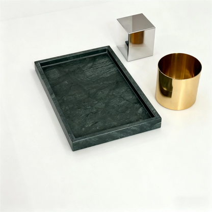 Green Marble Rectangular Tray