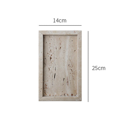 Natural Travertine Stone Vanity Tray