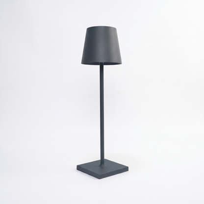Cordless table lamp – Black, on a white background