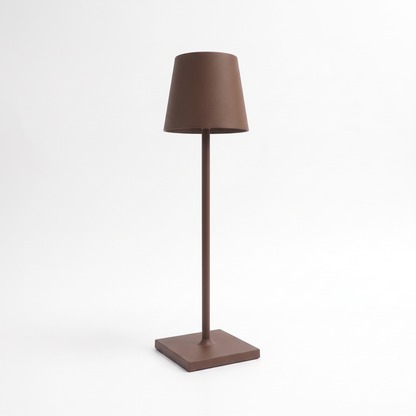 Cordless table lamp – Brown, on a white background